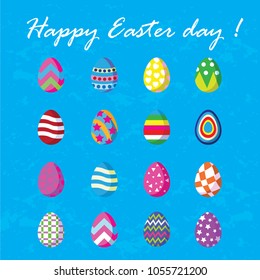 Easter eggs for Easter holidays design.