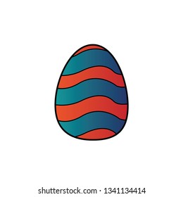 Easter eggs for Easter holidays design isoleted in white background