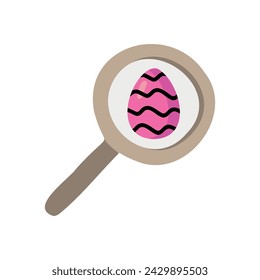 Los huevos de Pascua cazan al estilo garabato