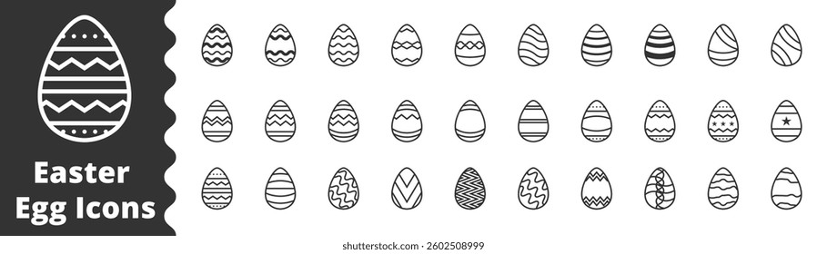 easter eggs icon, egg, decoration, celebration, chicken egg,Symbol Perfect Design Simple Set For Using In Web Site Logo App UI Infographics Report, Vector Illustration
