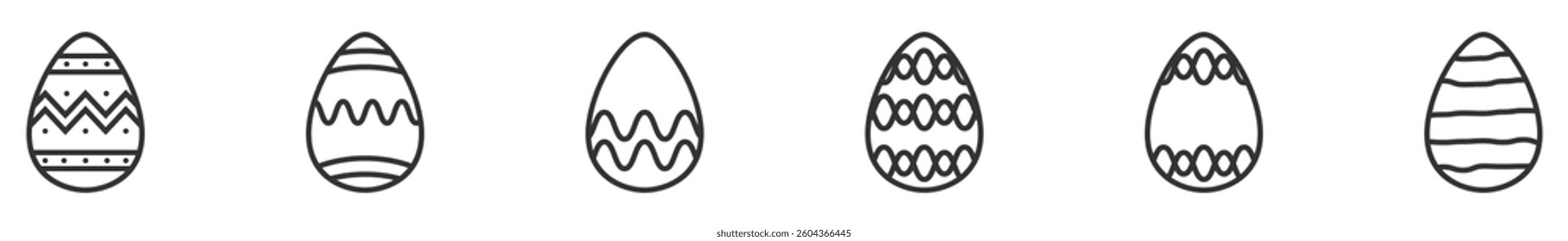 easter eggs icon, egg, decoration, celebration, chicken egg,Symbol Perfect Design Simple Set For Using In Web Site Logo App UI Infographics Report, Vector Illustration
