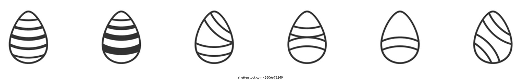 easter eggs icon, egg, decoration, celebration, chicken egg,Symbol Perfect Design Simple Set For Using In Web Site Logo App UI Infographics Report, Vector Illustration
