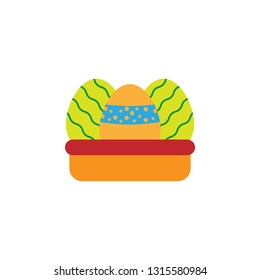 Easter, eggs icon. Element of color easter illustration. Premium quality graphic design icon. Signs and symbols collection icon for websites, web design