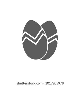 Easter eggs icon. Elements of religious signs icon for concept and web apps. Illustration  icon for website design and development, app development. Premium icon on white background