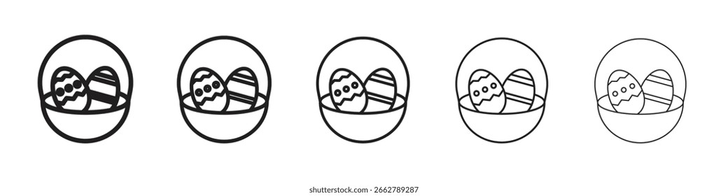 Easter eggs icon for your web site design, logo, app, UI.