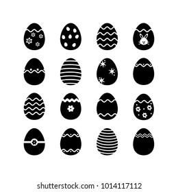   Easter Eggs Icons.