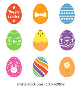Easter eggs icons