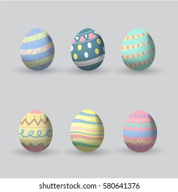 Easter eggs icons