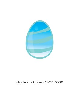Easter eggs icons. Vector illustration. - Vector