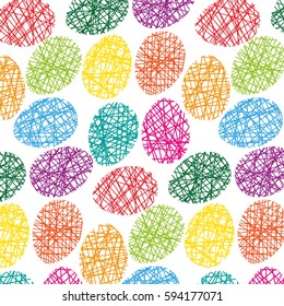 Easter eggs. Ideal for celebration card, wrapping paper, textile, wallpaper, web pages background, scrap booking