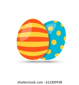 Easter eggs illustration