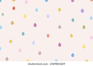 Easter eggs illustration background vector illustration 