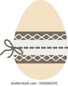 Huevos de Pascua aislados de fondo blanco