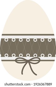 Easter eggs isolated on white background