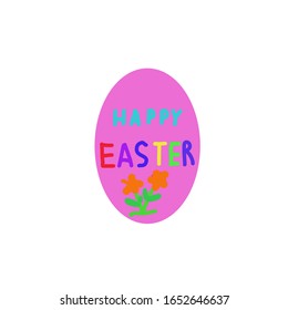 Easter eggs on white  background 