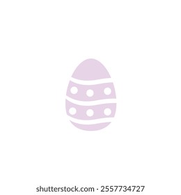 Easter eggs on white background