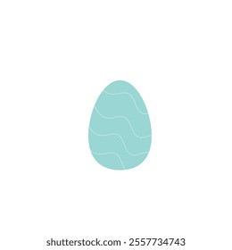 Easter eggs on white background