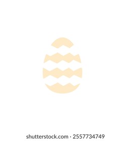 Easter eggs on white background