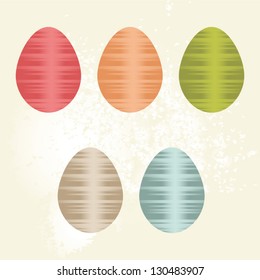Easter eggs, pastel color