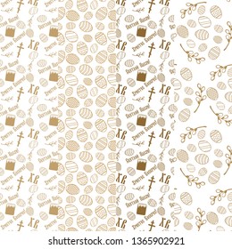 Easter eggs pattern