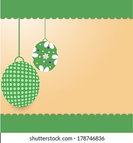Easter eggs, pattern.