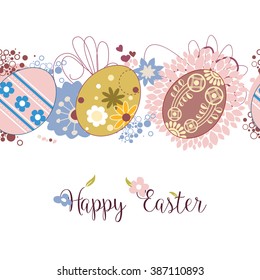 Easter eggs pattern