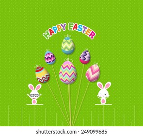 easter eggs props card