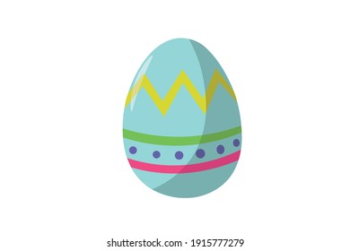 Easter Eggs Random Pattern Illustration