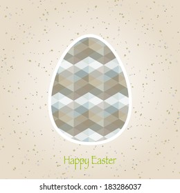 easter eggs retro pattern vector