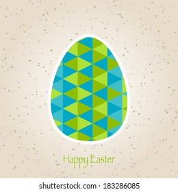 easter eggs retro pattern vector