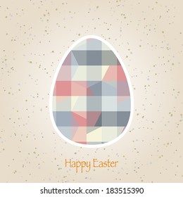 easter eggs retro pattern vector