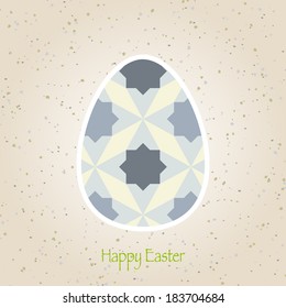 easter eggs retro pattern vector