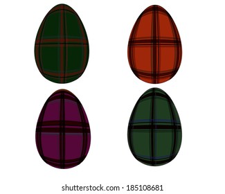 Easter eggs in Scottish style