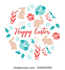 Easter eggs. Seamless vector background with colorful easter eggs. Happy Easter. Eggs for Easter holidays design concept. Vector Illustration flat style design for invitations, prints, wrapping paper