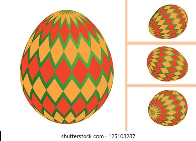 Easter eggs set