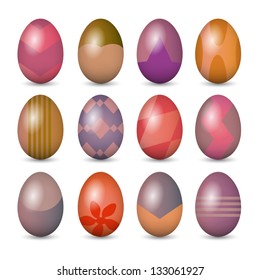 Easter eggs set