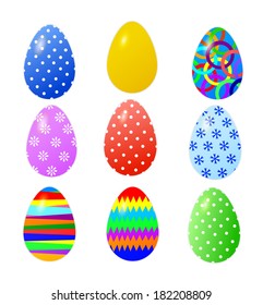 Easter eggs set