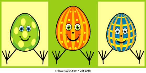 Easter eggs set