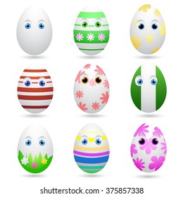 Easter eggs set