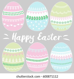 Easter eggs set