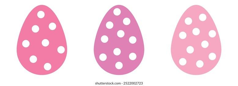 easter eggs set doodles style, set of easter eggs icon abstract hand drawn vector isolated on a white background