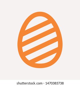 easter eggs simple icon isolated sign symbol vector illustration - vector  