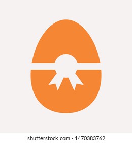easter eggs simple icon isolated sign symbol vector illustration - vector  