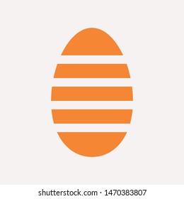 easter eggs simple icon isolated sign symbol vector illustration - vector  