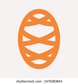 easter eggs simple icon isolated sign symbol vector illustration - vector  
