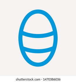 easter eggs simple icon isolated sign symbol vector illustration - vector  
