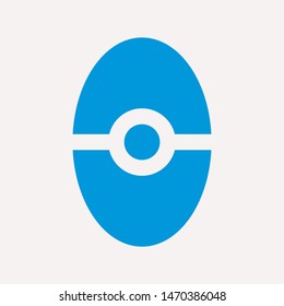 easter eggs simple icon isolated sign symbol vector illustration - vector  