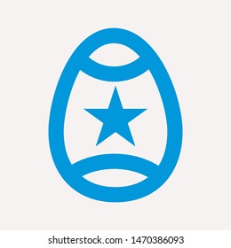 easter eggs simple icon isolated sign symbol vector illustration - vector  