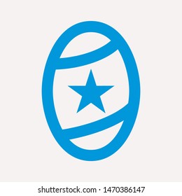 easter eggs simple icon isolated sign symbol vector illustration - vector  
