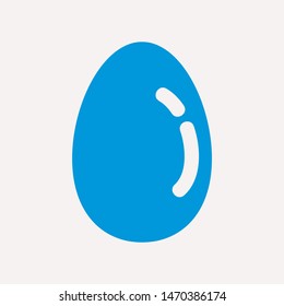 easter eggs simple icon isolated sign symbol vector illustration - vector  